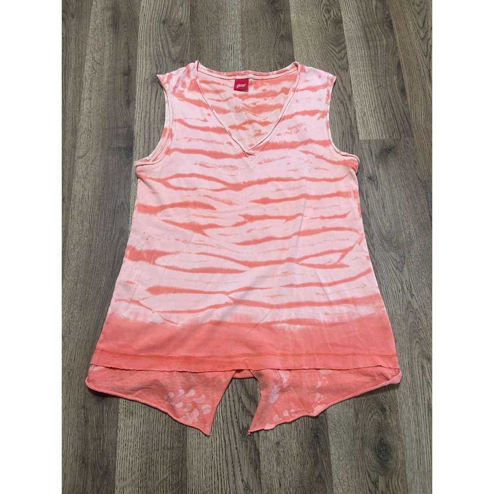 Glima Tank Top, Women's Size Small, Pink, Sleeveless, V-neck